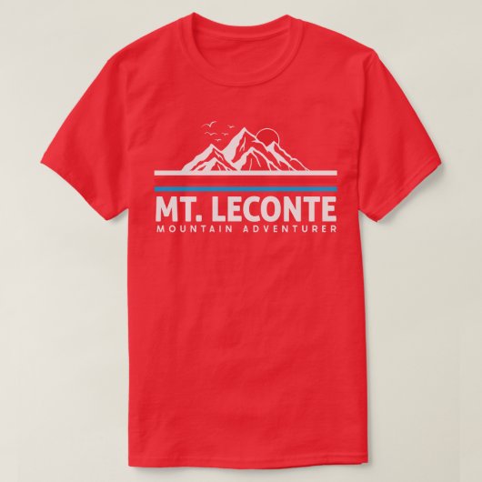 Mt Leconte Grote Smoky Mountains Mont Le Conte T-shirt (Design voorkant)