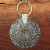 Mt. Lincoln Fourteener Benchmark Sleutelhanger (Voorkant)