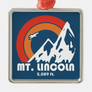 Mt. Lincoln New Hampshire Sun Eagle Metalen Ornament