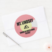 Mt. Lindsey Ronde Sticker (Envelop)