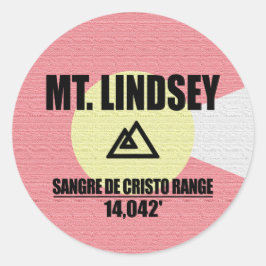 Mt. Lindsey Ronde Sticker