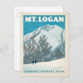 Mt. Logan, Canada Briefkaart (Voorkant / Achterkant)