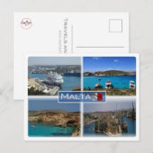 MT Malta - Briefkaart (Voorkant / Achterkant)