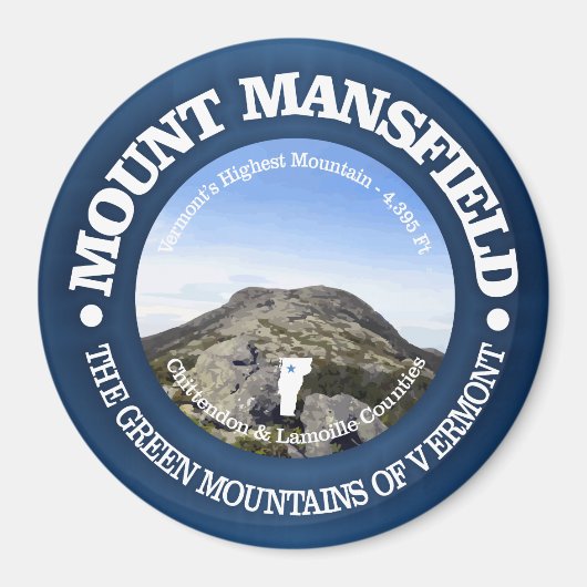 Mt Mansfield Magneet (Voorkant)