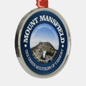 Mt Mansfield Metalen Ornament (Rechts)