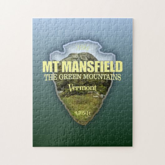 Mt Mansfield (pijlpunt) Legpuzzel (Verticaal)