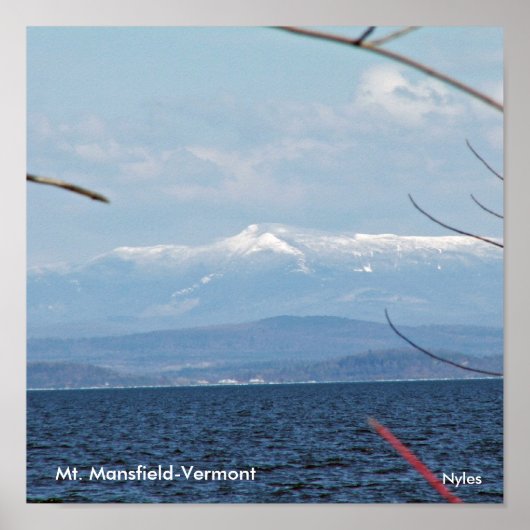 Mt. Mansfield Poster (Voorkant)