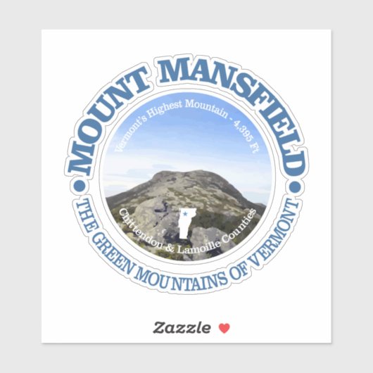 Mt Mansfield Sticker (Vel)