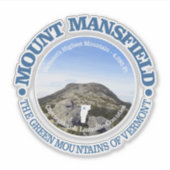 Mt Mansfield Sticker (Voorkant)
