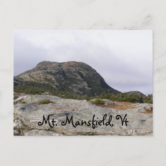 Mt. Mansfield, Vt Briefkaart (Voorkant)