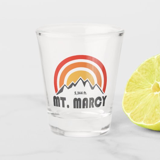 Mt. Marcy Shot Glas (Voorkant)