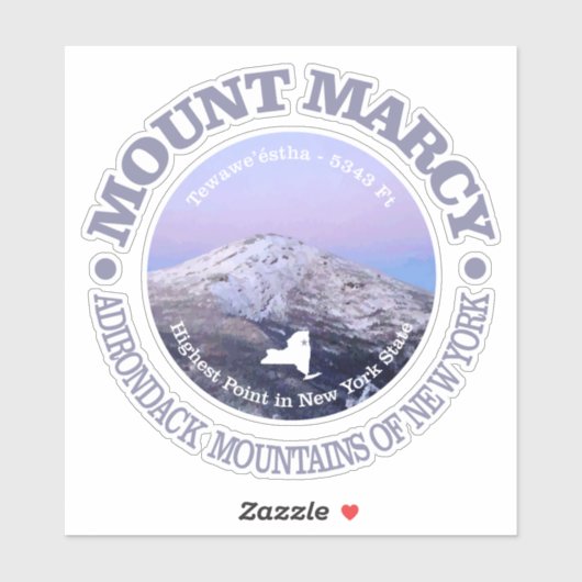 Mt Marcy Sticker (Vel)