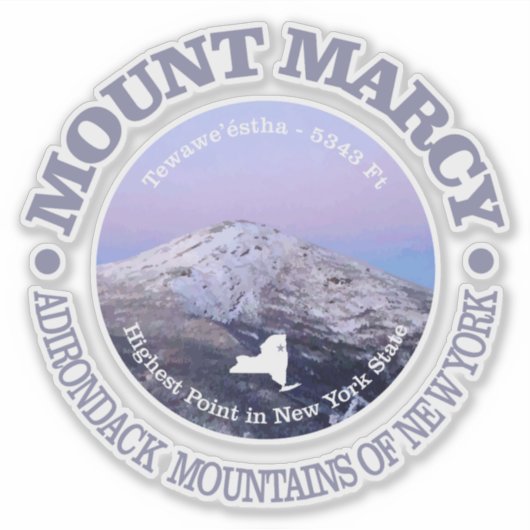 Mt Marcy Sticker (Voorkant)