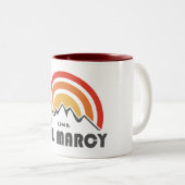 Mt. Marcy Tweekleurige Koffiemok (Voorkant rechts)