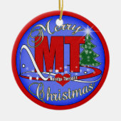 MT MASSAGE THERAPIST MERRY CHRISTMAS ORNAMENT (Voorkant)