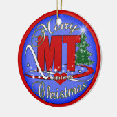 MT MASSAGE THERAPIST MERRY CHRISTMAS ORNAMENT (Links)
