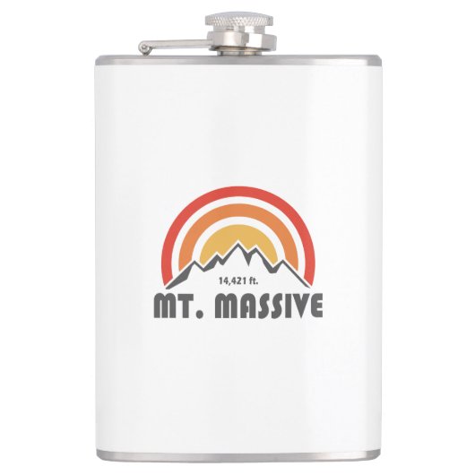 Mt. Massive Heupfles (Voorkant)