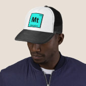 Mt - Materialisme Filosofie Chemie Symbool Trucker Pet (In situ)