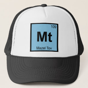 Mt - Mazel Tov Scheikunde Periodiek Systeem Symboo Trucker Pet