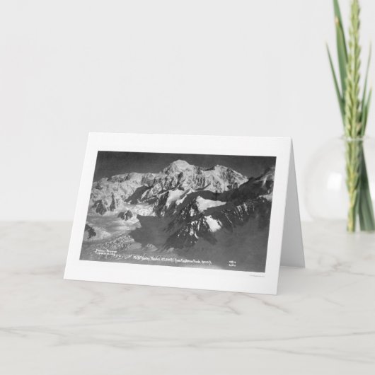 Mt. McKinley Alaska 1910 Kaart (Voorkant)