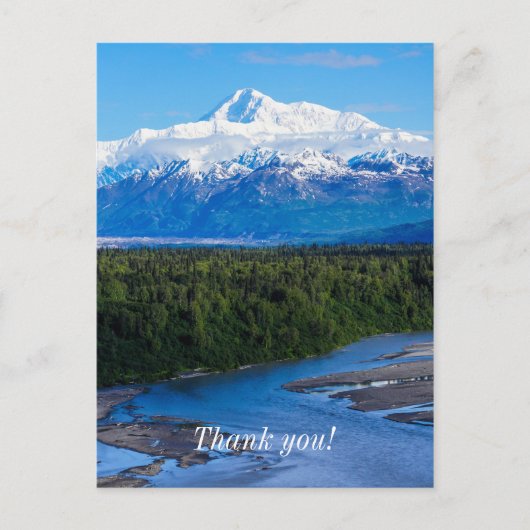 Mt. McKinley Alaska Briefkaart (Voorkant)