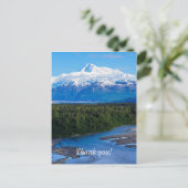 Mt. McKinley Alaska Briefkaart (Staand voorkant)