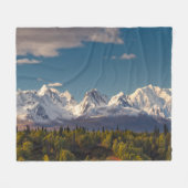 Mt. McKinley | Alaska Fleece Deken (Voorkant (Horizontaal))