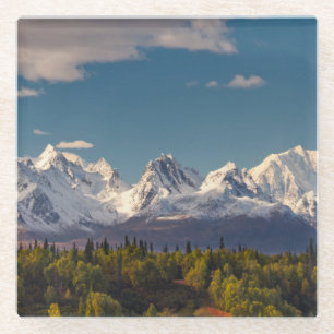 Mt. McKinley Alaska Glazen Onderzetter