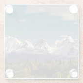 Mt. McKinley | Alaska Glazen Onderzetter (Achterkant)