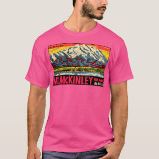 Mt Mckinley Denali Nationaal Park Alaska Tr T-shirt