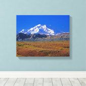 Mt. McKinley Denali National Park, Alaska. Canvas Afdruk (Insitu (Houten vloer))