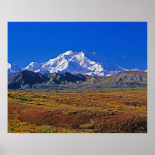 Mt. McKinley Denali National Park, Alaska. Poster