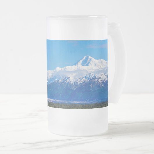 Mt McKinley Frosted Glass Beer Mok (Voorkant rechts)