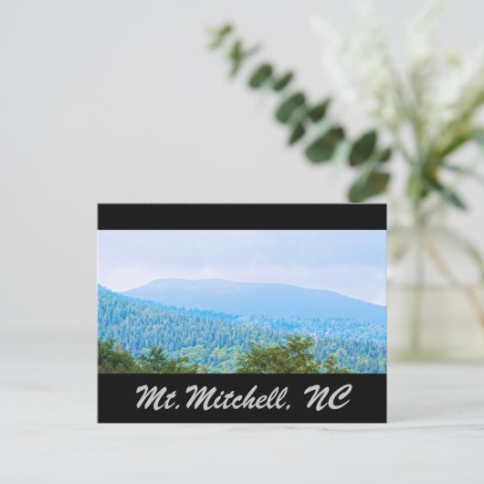 Mt. Mitchell NC Briefkaart (Staand voorkant)