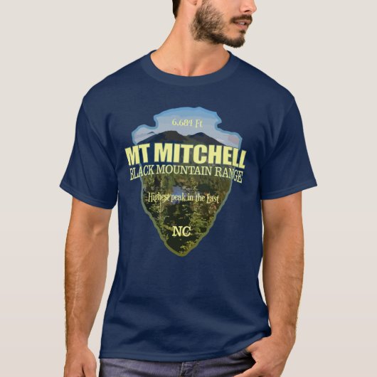 Mt Mitchell (pijlpunt) T-shirt (Voorkant)
