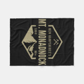 Mt. Monadnock Bergreizen Fleece Deken (Voorkant (Horizontaal))