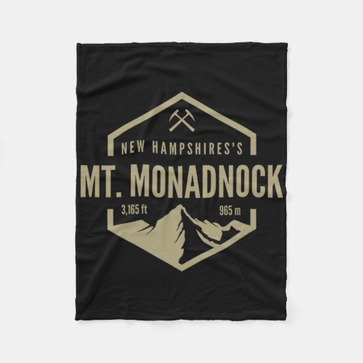 Mt. Monadnock Bergreizen Fleece Deken (Voorkant)