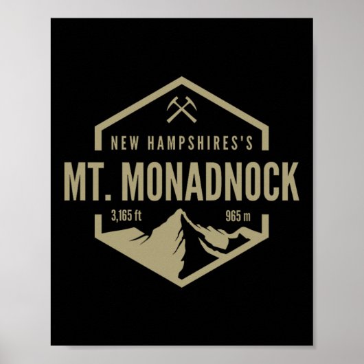 Mt. Monadnock Bergreizen Poster (Voorkant)
