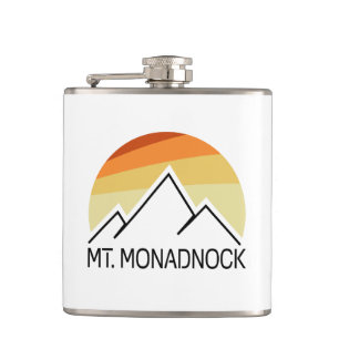 Mt. Monadnock New Hampshire Retro Heupfles