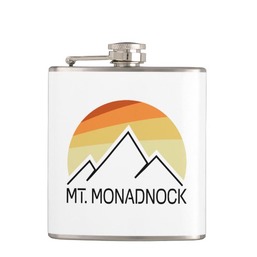 Mt. Monadnock New Hampshire Retro Heupfles (Voorkant)