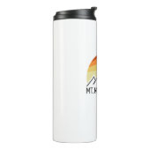 Mt. Monadnock New Hampshire Retro Thermosbeker (Gedraaid links)