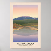 Mt Monadnock VS Reisposter Poster (Voorkant)