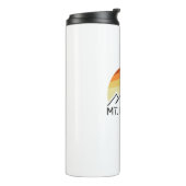 Mt. Monroe New Hampshire Retro Thermosbeker (Gedraaid links)