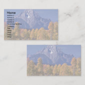 Mt. Moran, Grand Teton National Park, Wyoming Visitekaartje (Voorkant / Achterkant)