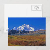 Mt Nationaal Park McKinley Denali, Alaska. Briefkaart (Voorkant / Achterkant)