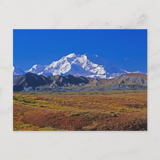Mt Nationaal Park McKinley Denali, Alaska. Briefkaart (Voorkant)