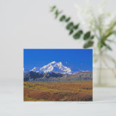 Mt Nationaal Park McKinley Denali, Alaska. Briefkaart (Staand voorkant)