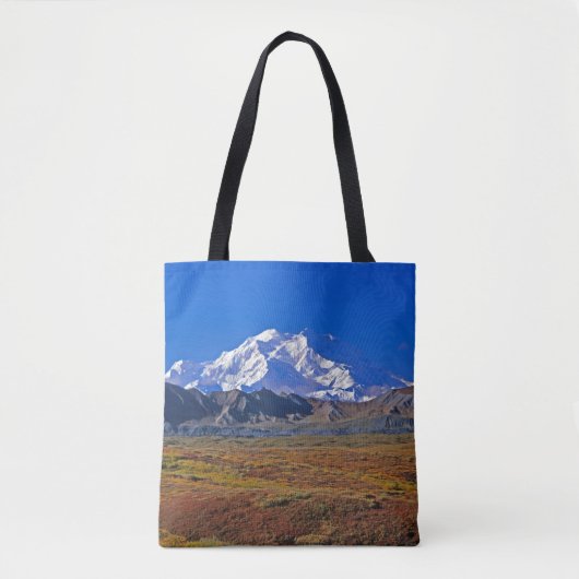 Mt. Nationaal Park McKinley Denali, Alaska Tote Bag (Voorkant)