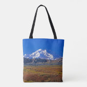 Mt. Nationaal Park McKinley Denali, Alaska Tote Bag (Achterkant)