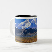Mt. Nationaal Park McKinley Denali, Alaska. Tweekleurige Koffiemok (Voorkant links)